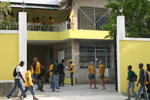 Scientology Frivillige Hjælperes hus i Haiti.